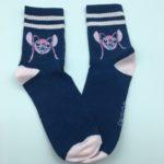 Calcetines Largos Azul Marino Stitch - Disney