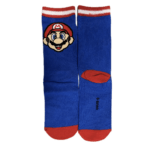 Calcetines largos azules cabeza Super Mario Bros
