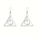 Pendientes Colgantes Reliquias de la Muerte - Harry Potter