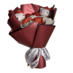 Ramo de Muñecos y Rosas Hello Kitty